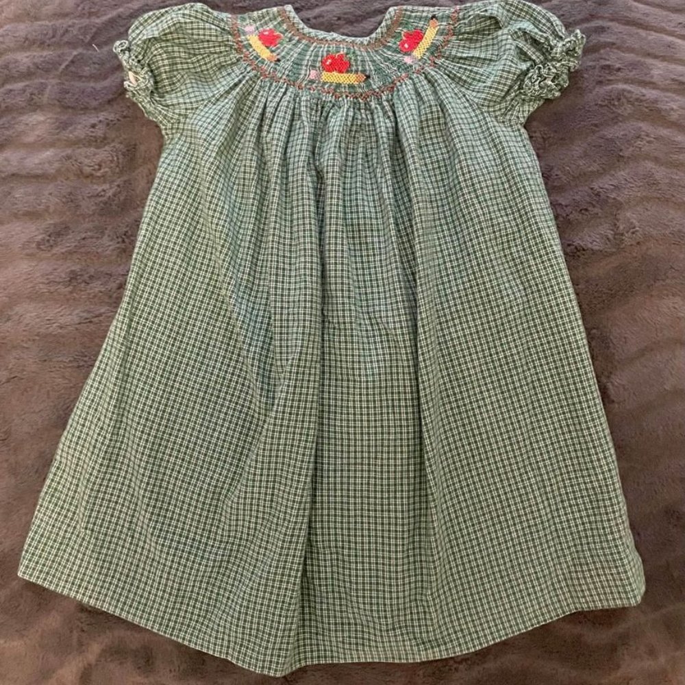 Smocked Back to School Dress